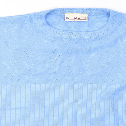 Womens UK Size S bonmarche Blue Pullover Jumper
