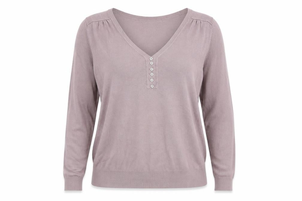 Womens UK Size 18 M&S Beige Pullover Jumper