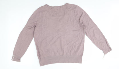 Womens UK Size 18 M&S Beige Pullover Jumper