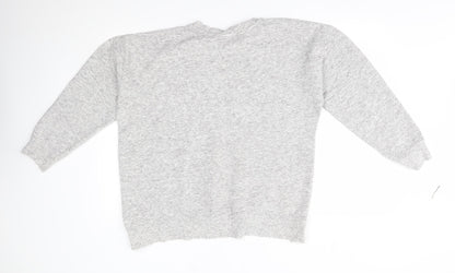 Womens UK Size 14 New Look Grey Pullover Jumper