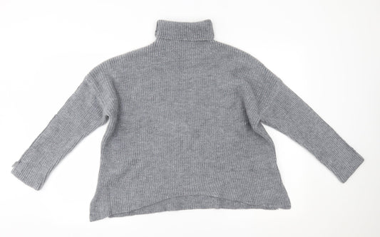 Womens UK Size One Size Preworn Grey Pullover Jumper