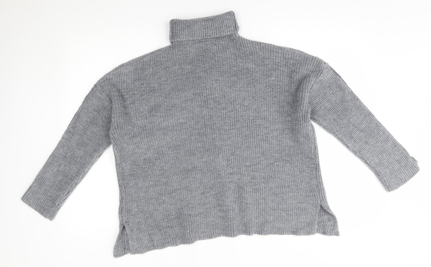Womens UK Size One Size Preworn Grey Pullover Jumper