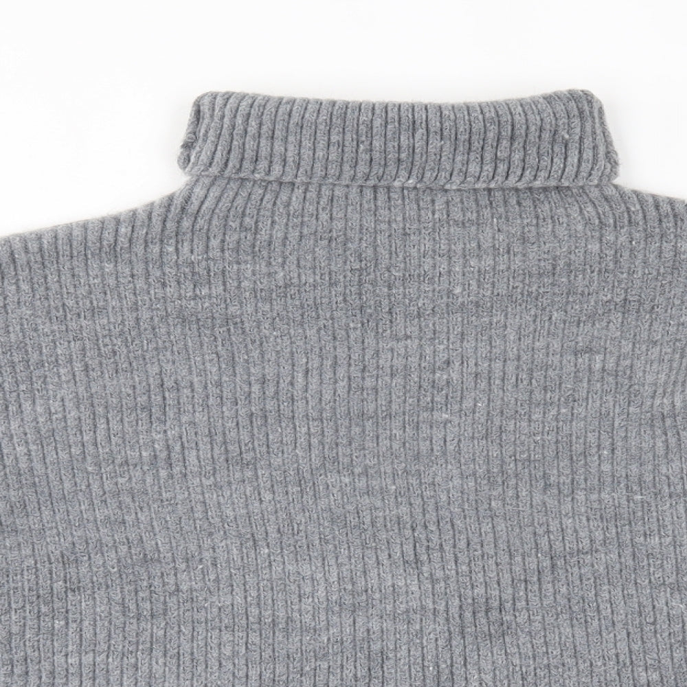 Womens UK Size One Size Preworn Grey Pullover Jumper