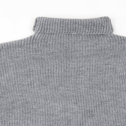 Womens UK Size One Size Preworn Grey Pullover Jumper