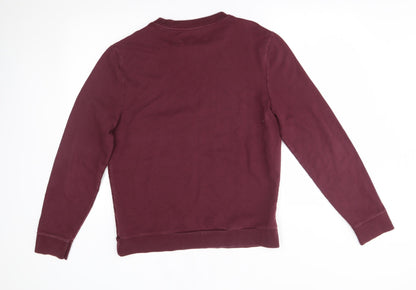 Womens UK Size M River Island Red Pullover Jumper