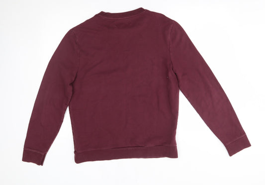 Womens UK Size M River Island Red Pullover Jumper