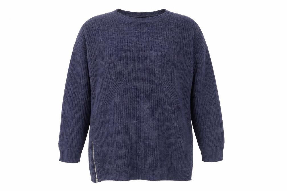 Womens UK Size M QED London Blue Pullover Jumper