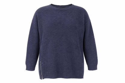 Womens UK Size M QED London Blue Pullover Jumper