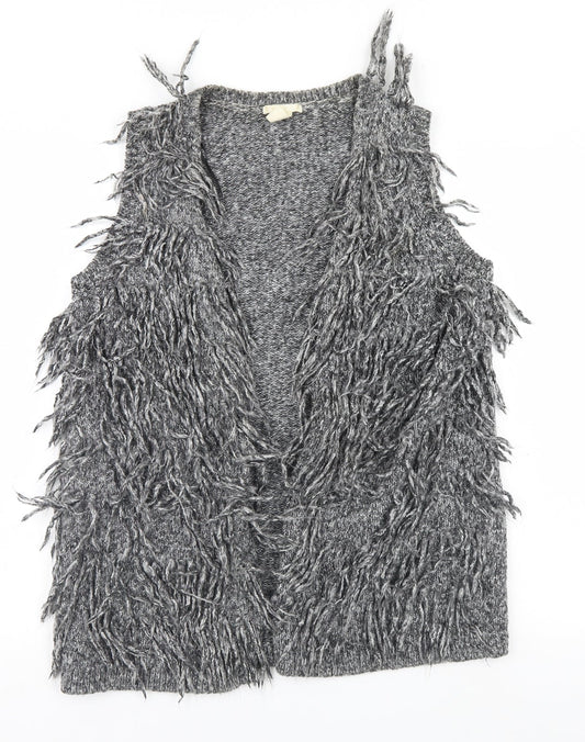 Womens UK Size 6 H&M Grey Vest Jumper