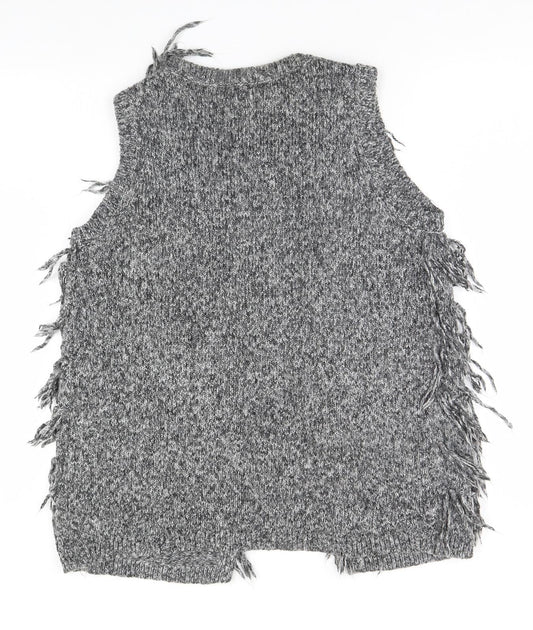 Womens UK Size 6 H&M Grey Vest Jumper
