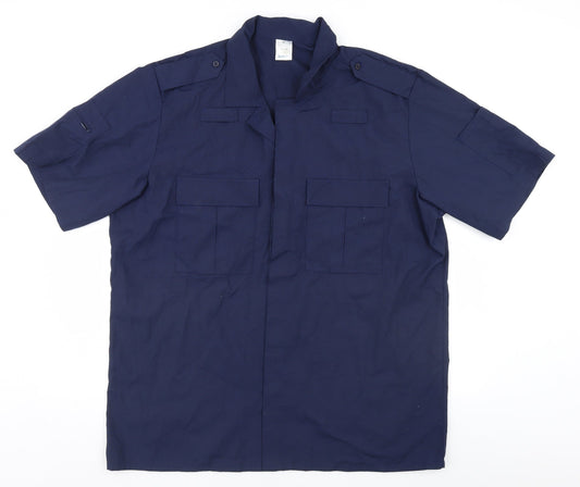 Alexander Mens Blue    Button-Up Size XL