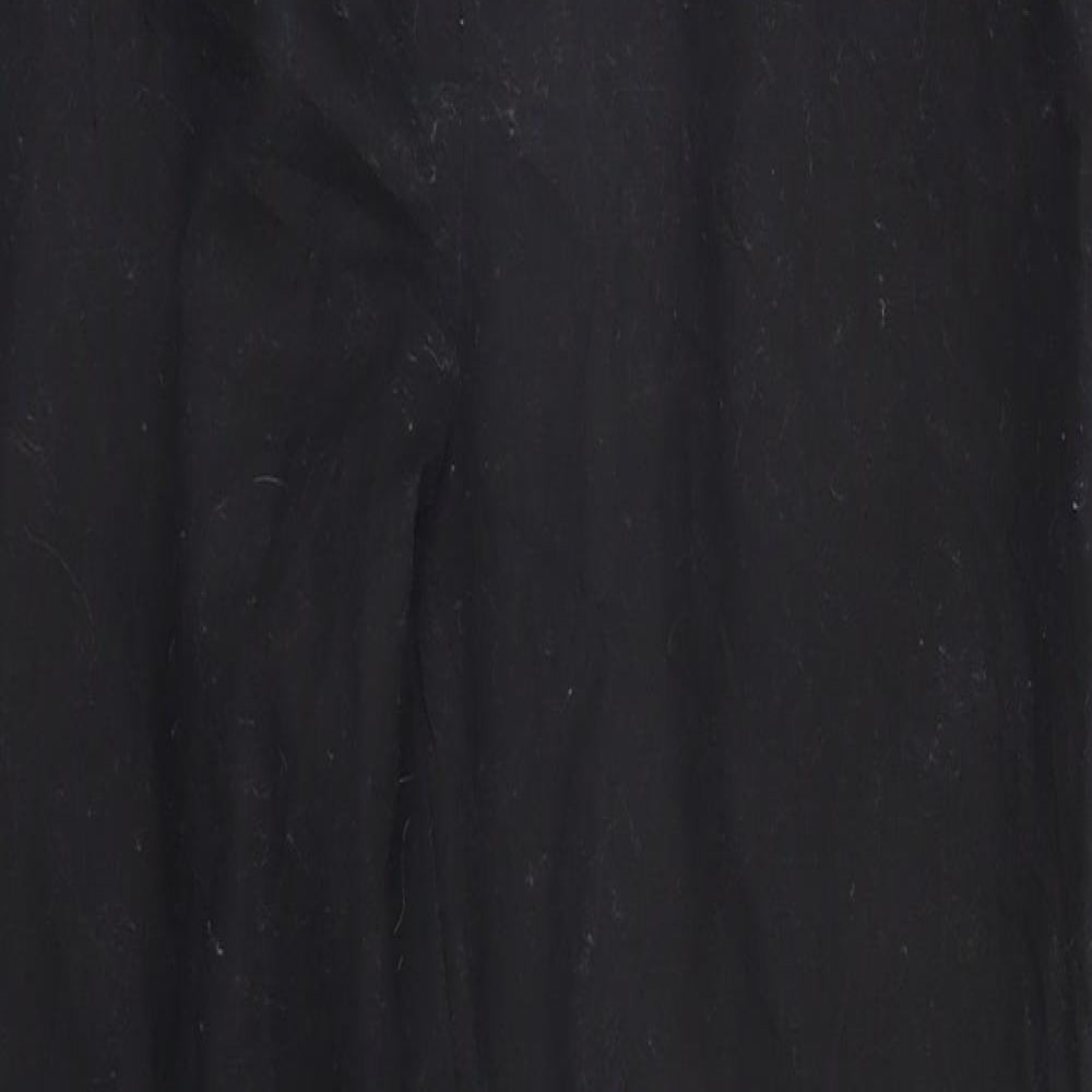 Womens UK Size 10 ASOS Regular Fit  Black Trousers