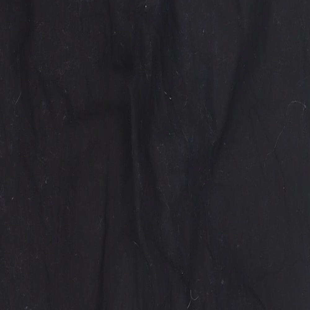 Womens UK Size 10 ASOS Regular Fit  Black Trousers