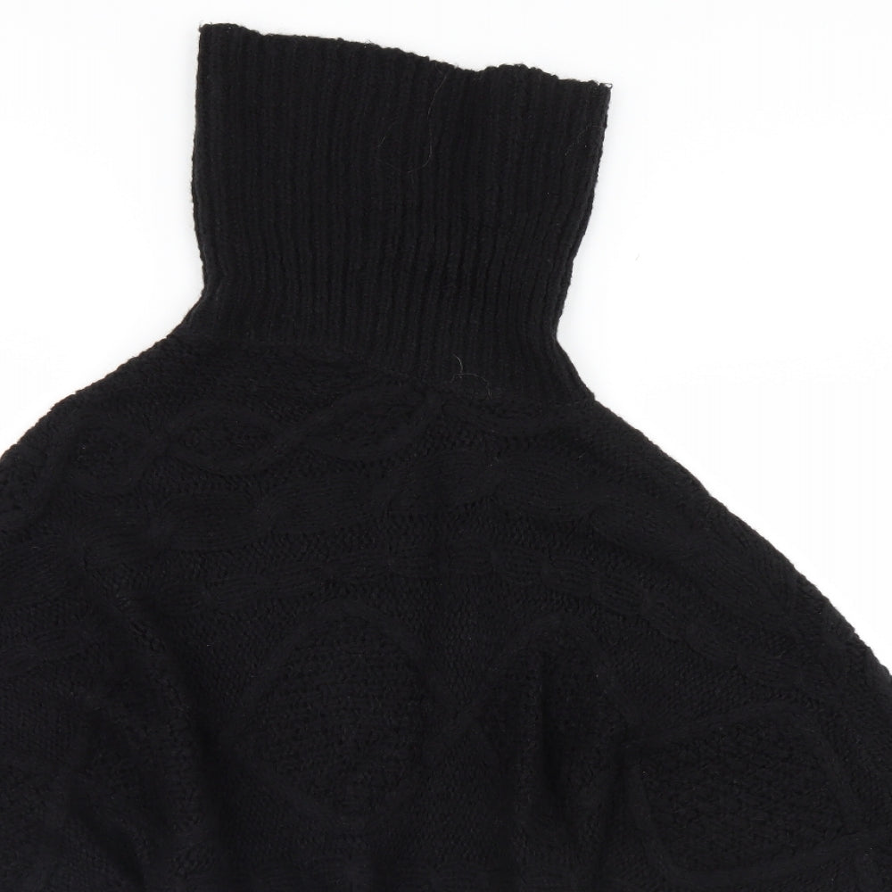 Womens UK Size M NEXT Black Overcoat