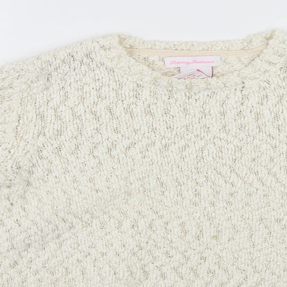 Tommy Bahama Girls White   Pullover Jumper Size 13-14 Years