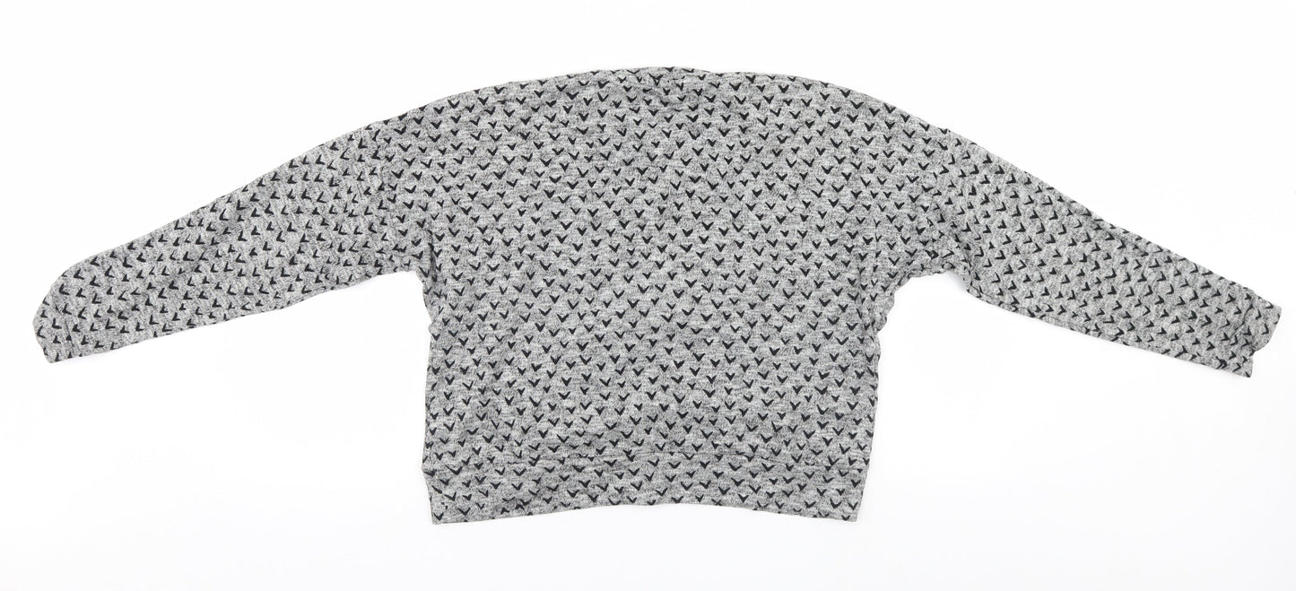 Womens UK Size 12 NEXT Grey Pullover Jumper