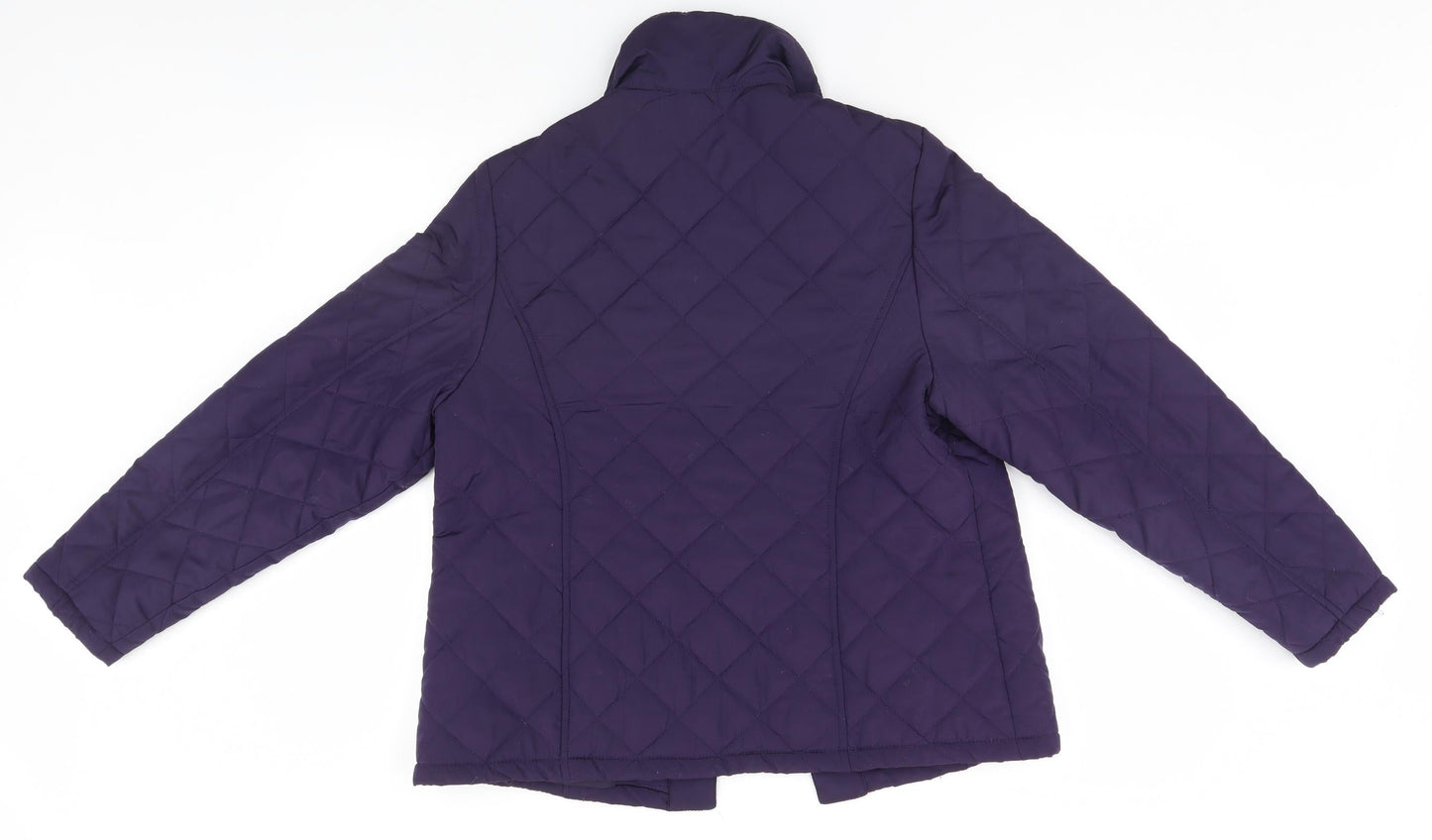 DASH Womens Blue   Full Zip Jumper Size 12