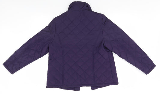 DASH Womens Blue   Full Zip Jumper Size 12