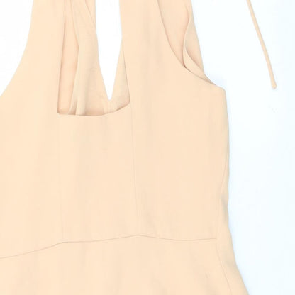 Zara Womens Beige   Basic Blouse Size M