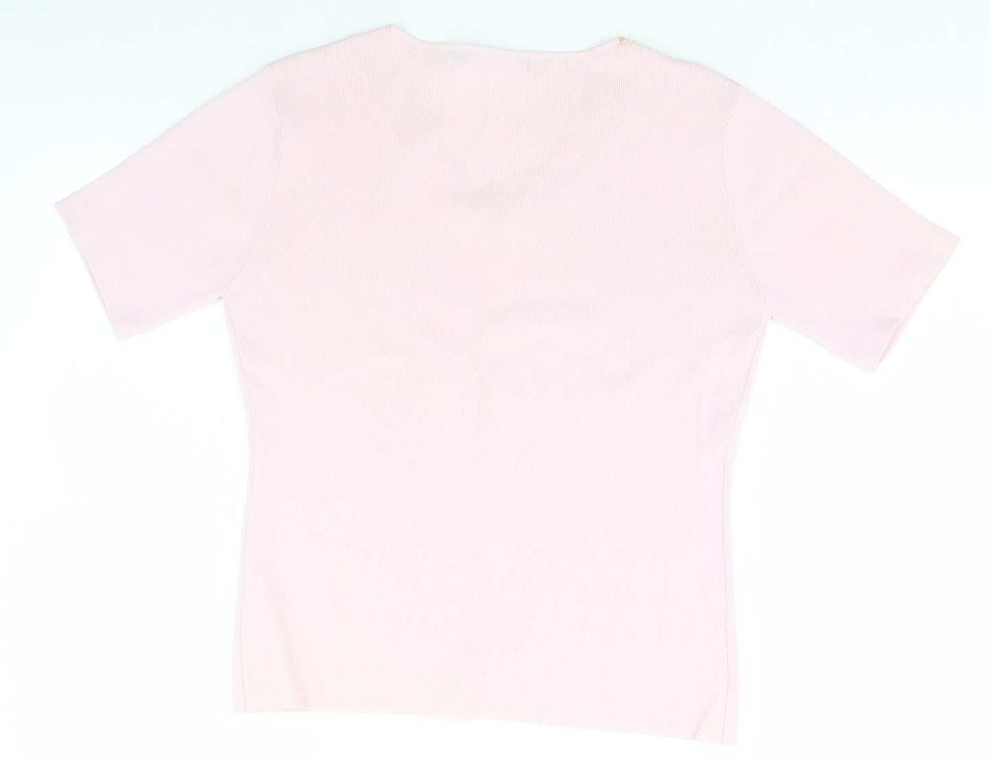 Womens UK Size M Debbie Morgan Pink Basic T-Shirt