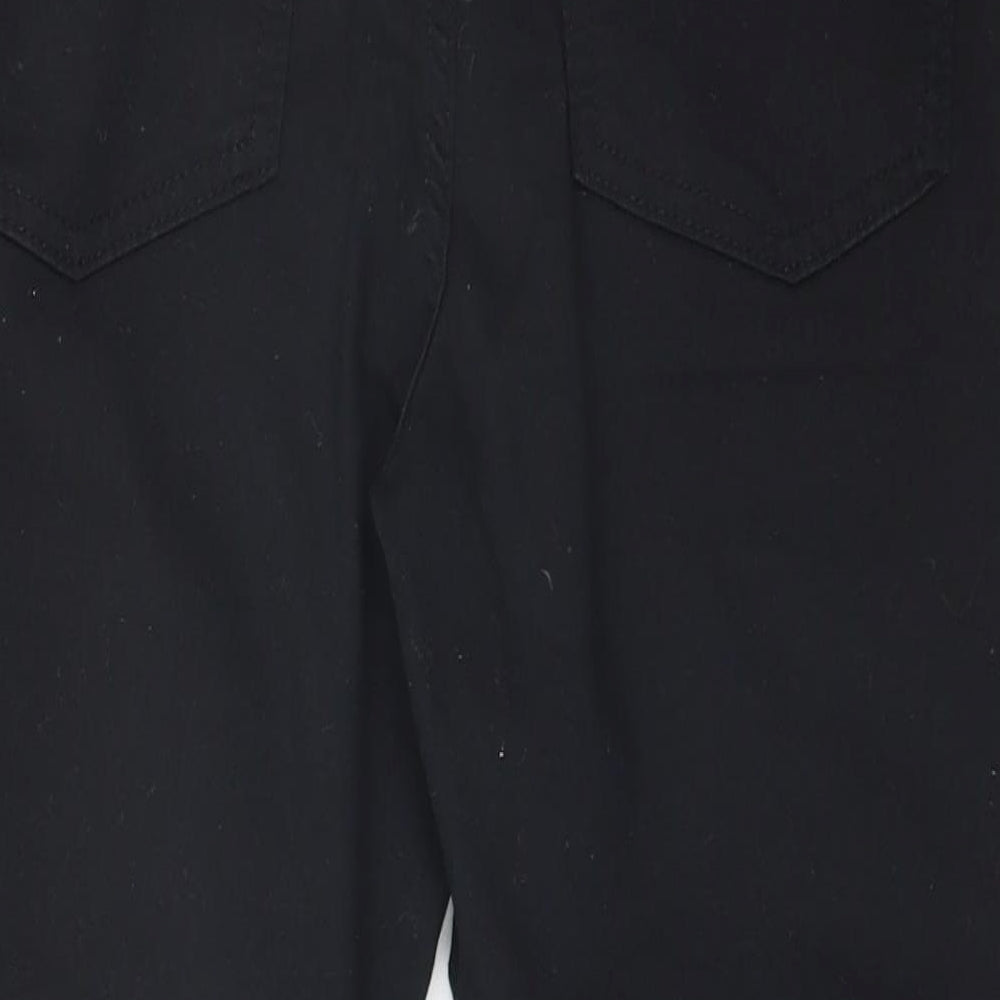 Womens UK Size 10 Marks and Spencer Regular Fit Straight Black Jeans