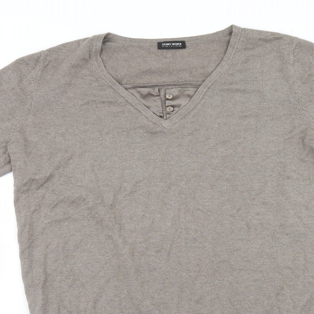 Womens UK Size  Gerry Weber Brown Basic T-Shirt