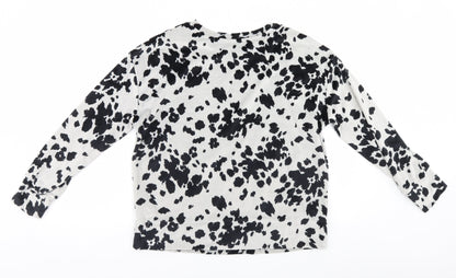 George Womens Pink Floral  Pullover Jumper Size 12