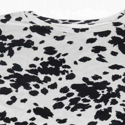 George Womens Pink Floral  Pullover Jumper Size 12