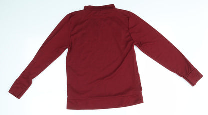Womens UK Size M Preworn Red Pullover Jumper