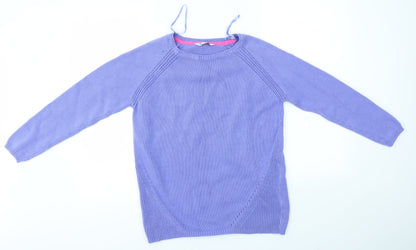 Womens UK Size 14 BHS Blue Pullover Jumper