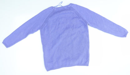 Womens UK Size 14 BHS Blue Pullover Jumper