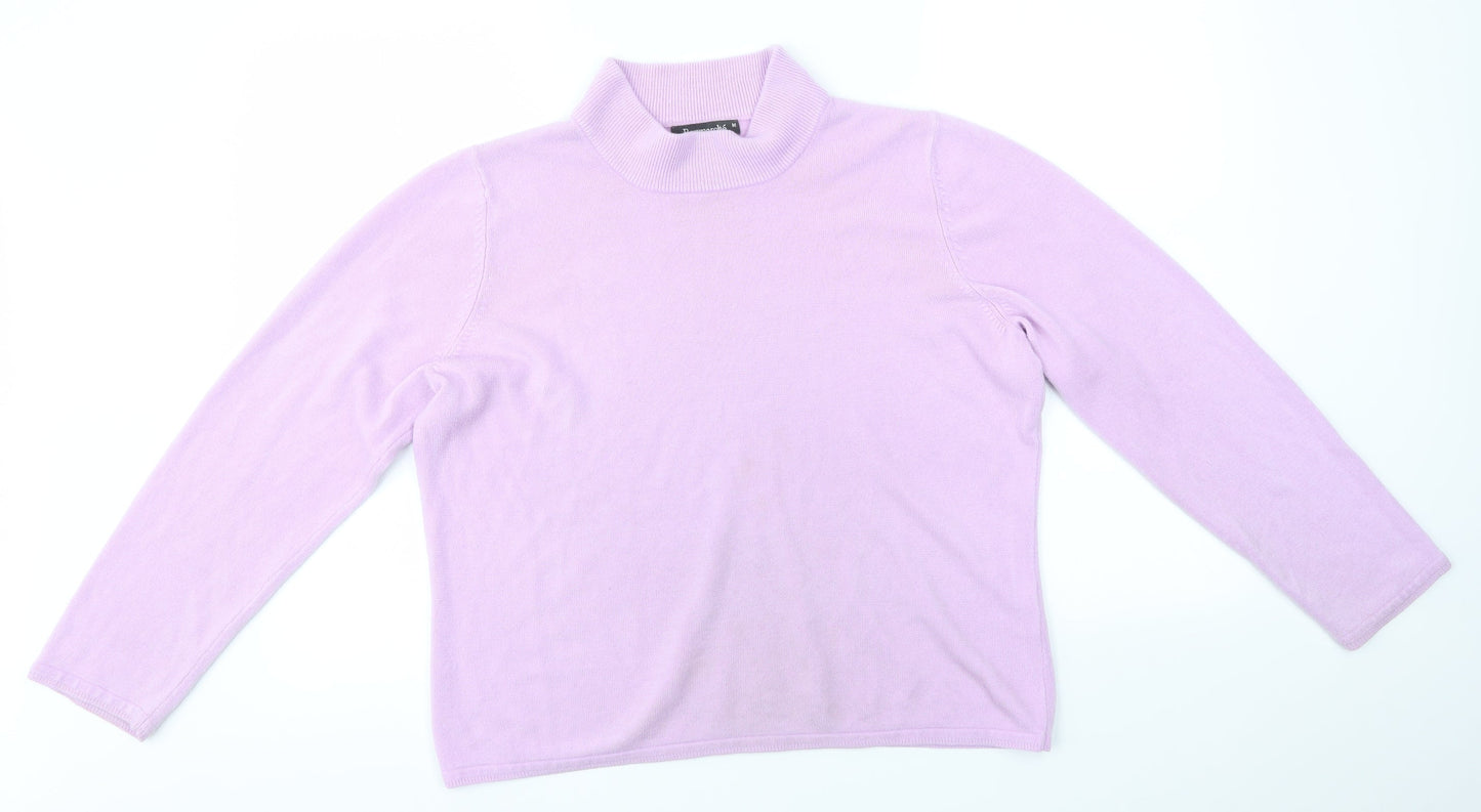 Womens UK Size M Bonmarché Purple Pullover Jumper