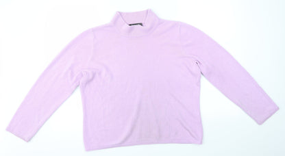 Womens UK Size M Bonmarché Purple Pullover Jumper