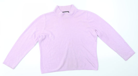 Womens UK Size M Bonmarché Purple Pullover Jumper