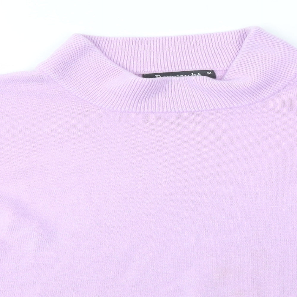 Womens UK Size M Bonmarché Purple Pullover Jumper