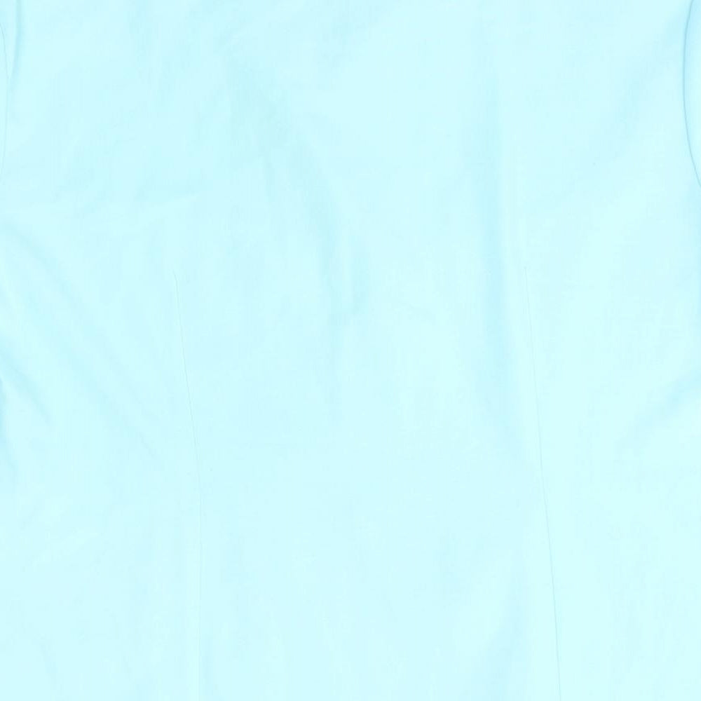 Rebecca Sheldon Womens Blue   Basic Blouse Size 14