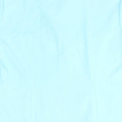 Rebecca Sheldon Womens Blue   Basic Blouse Size 14