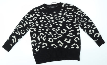 Womens UK Size S Peacocks Multicoloured Pullover Jumper