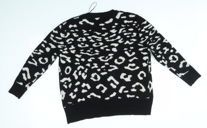 Womens UK Size S Peacocks Multicoloured Pullover Jumper