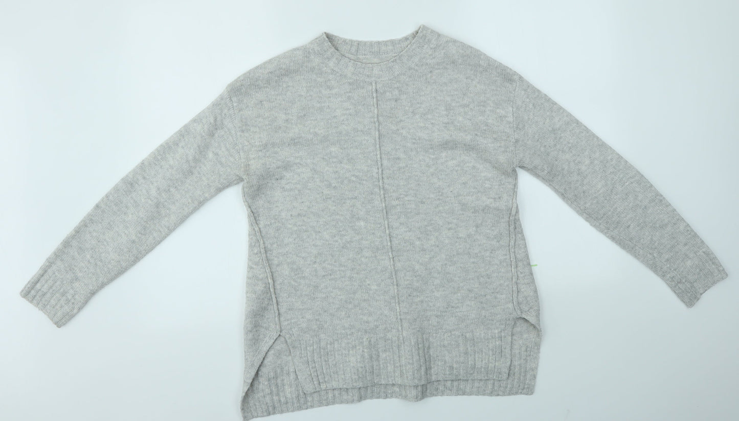 Womens UK Size M Preworn Grey Pullover Jumper