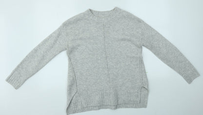 Womens UK Size M Preworn Grey Pullover Jumper