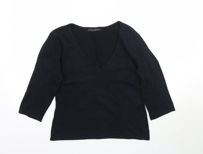Womens UK Size 14 Nouveau Edition Black Pullover Jumper