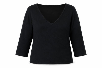 Womens UK Size 14 Nouveau Edition Black Pullover Jumper