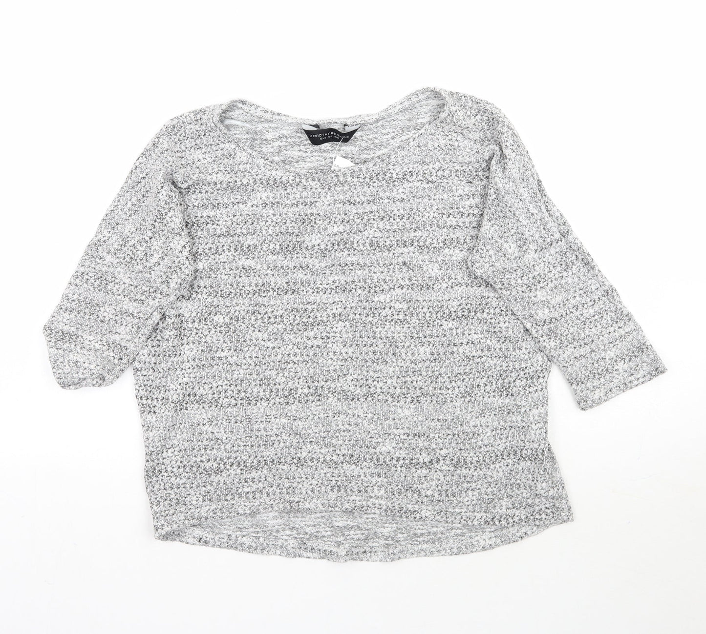 Womens UK Size 12 Dorothy Perkins Grey Pullover Jumper