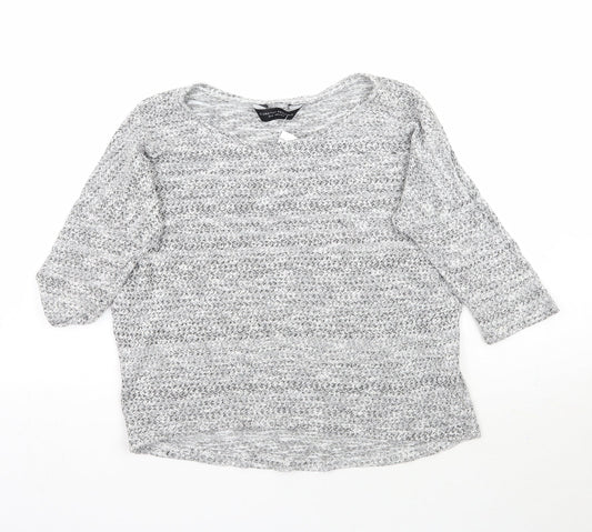 Womens UK Size 12 Dorothy Perkins Grey Pullover Jumper
