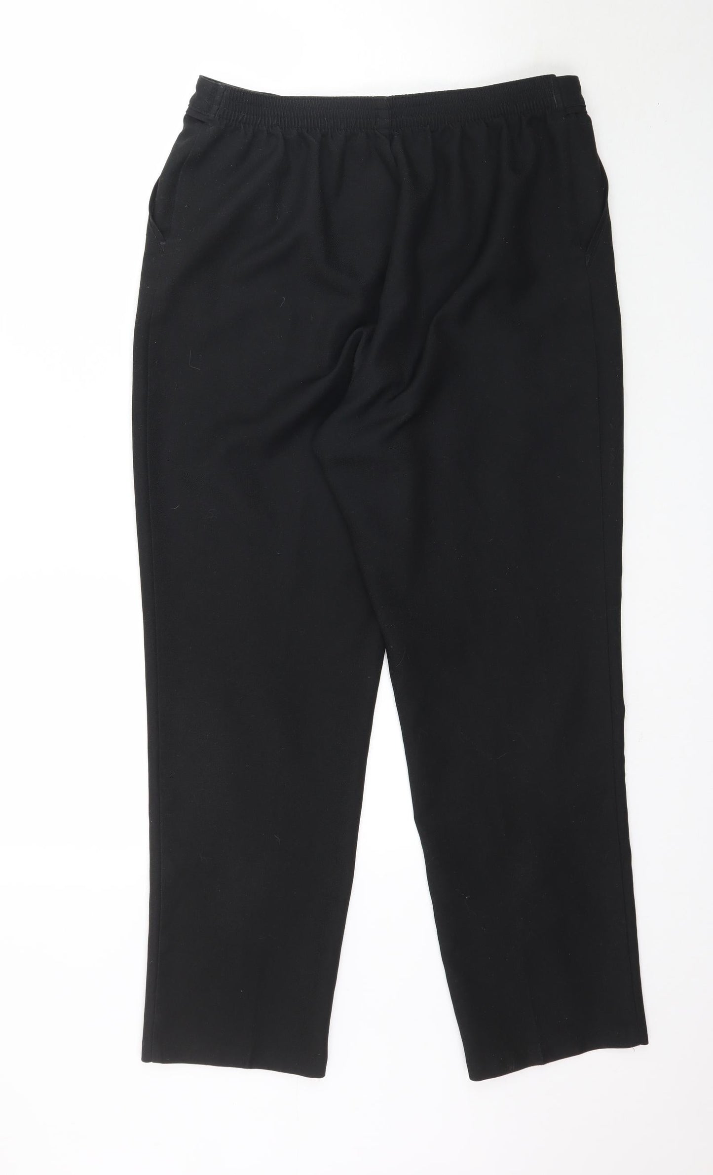 Womens UK Size 14 Marks and Spencer Regular Fit  Black Trousers