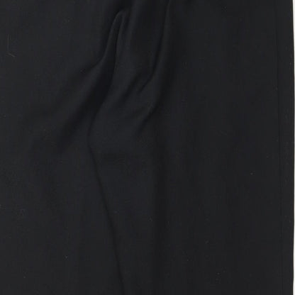 Womens UK Size 14 Marks and Spencer Regular Fit  Black Trousers