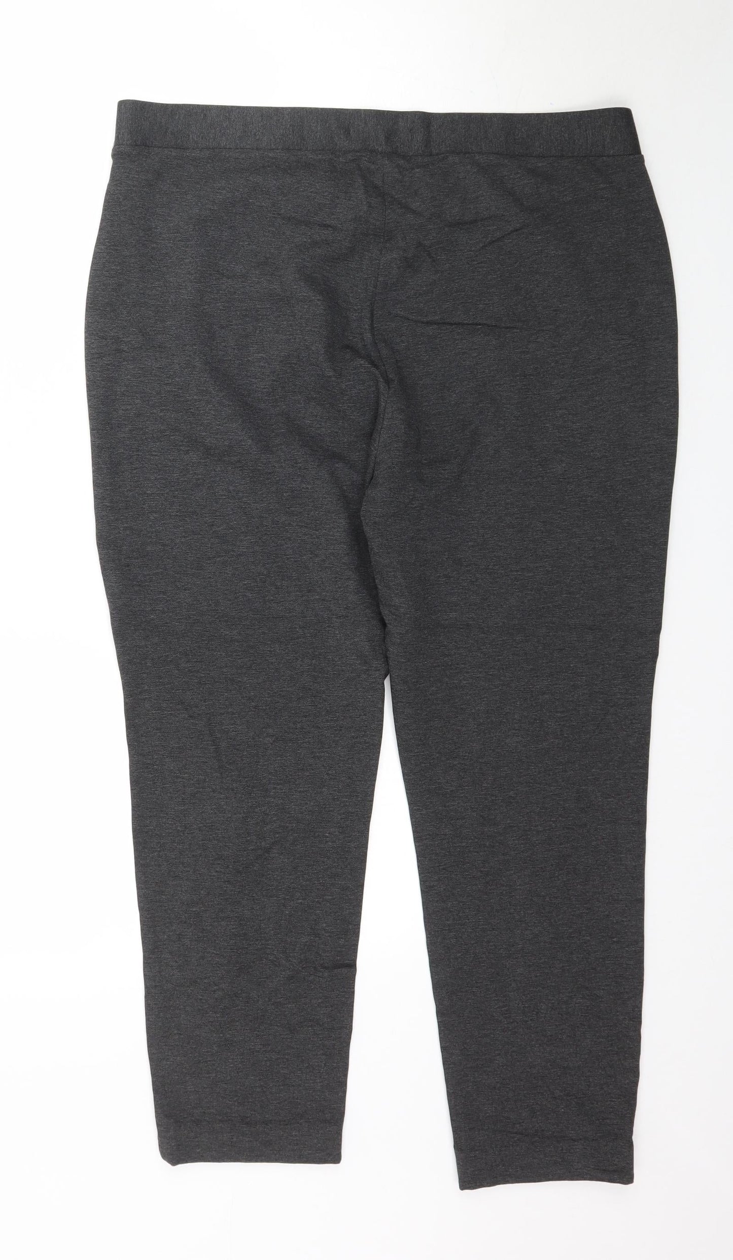 Womens UK Size L Preworn Regular Fit  Grey Trousers