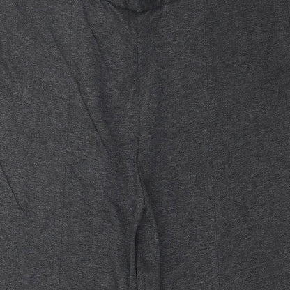 Womens UK Size L Preworn Regular Fit  Grey Trousers