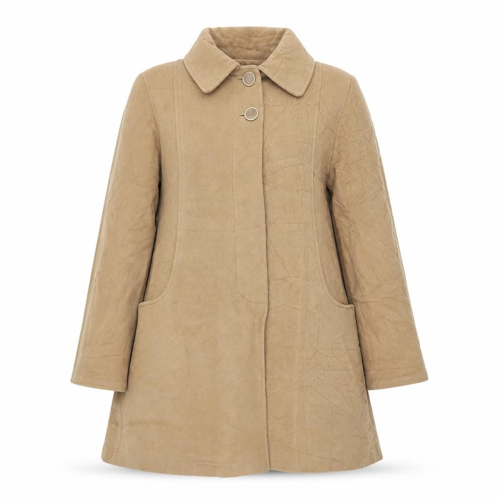 Womens UK Size 12 Kesta Beige Pea Coat